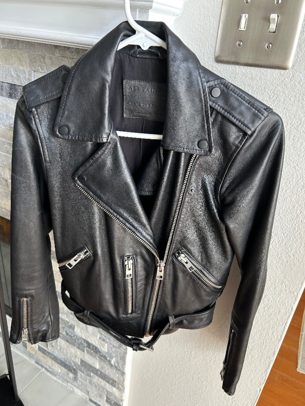 ALLSAINTS leather moto jacket
